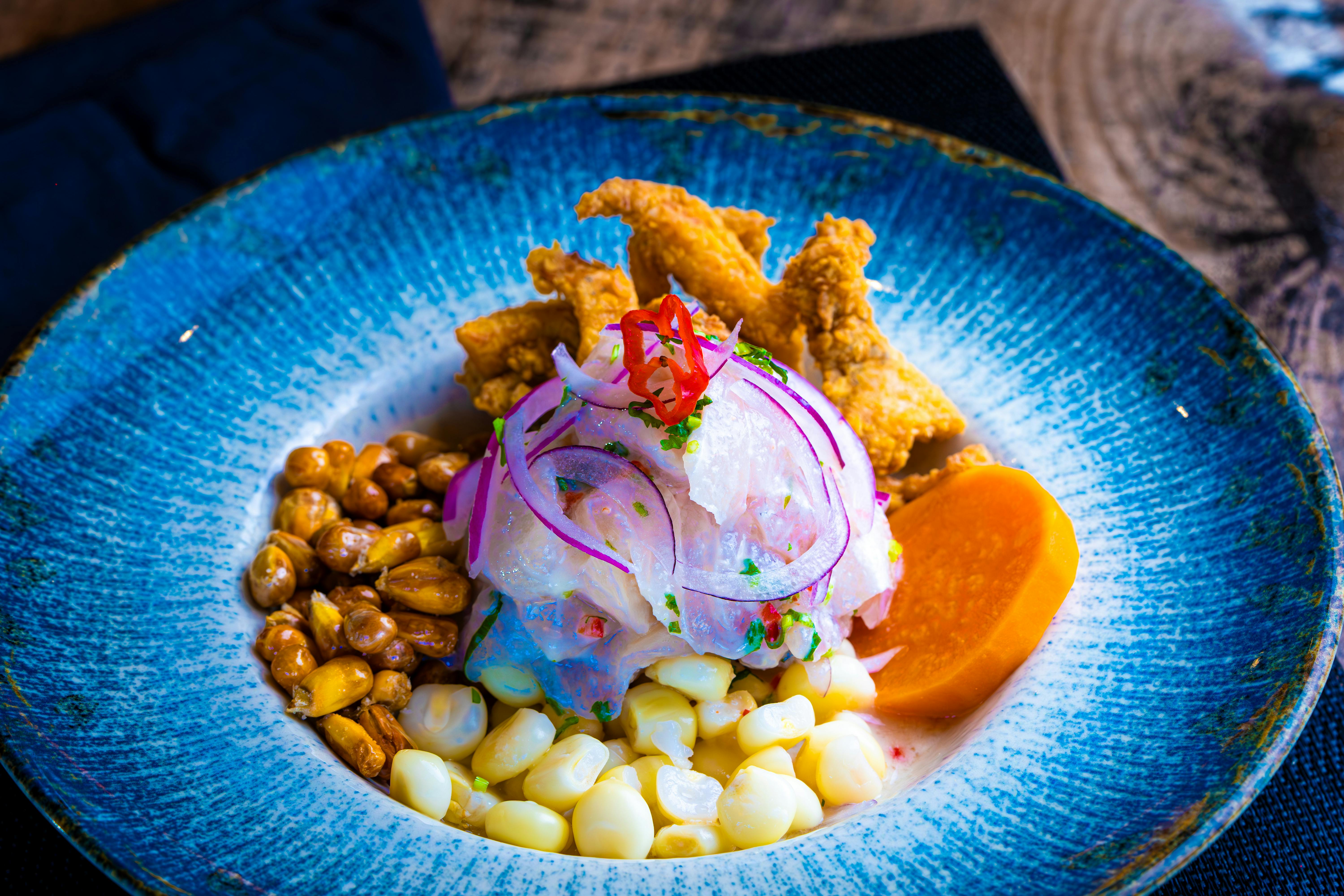 Ceviche de pescado at El Kiosco